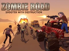 遊戲Zombie Road: Shooter with Destruction在線