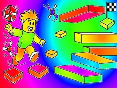 遊戲Coloring Book: Roblox Obby Runner在線