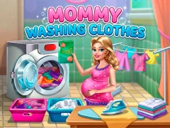 遊戲Mommy washing clothes在線