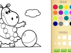 遊戲Baby Farm Animals Coloring Book for Kids在線