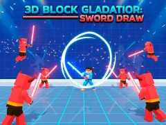 遊戲3D Block Gladiator: Sword Draw在線