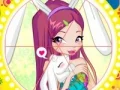 遊戲Winx bunny style: Round Puzzle在線