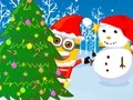遊戲Minions Christmas Snowball Wars在線