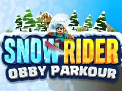 遊戲Snow Rider Obby Parkour在線