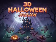 遊戲3D Halloween Jigsaw在線