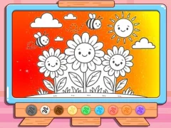 遊戲Coloring Book: Happy Flower在線