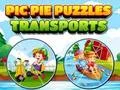 遊戲Pic Pie Puzzles Transports在線