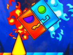 遊戲Fire And Water Geometry Dash在線