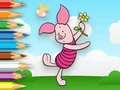遊戲Coloring Book: Piglet Holds Toy Windmill在線