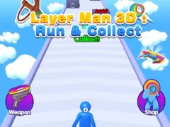遊戲Layer Man 3d Run Collect在線