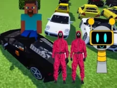 遊戲Minecraft Squid Sprunki Drift Multiplayer在線