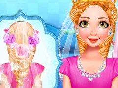 遊戲Princess wedding hairstyle在線