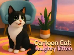 遊戲Cartoon Сat: naughty kitten在線