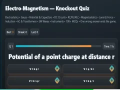 遊戲Electro-Magnetism - Knockout Quiz在線