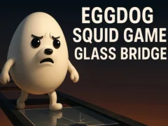 遊戲Eggdog Squid Game Glass Bridge在線