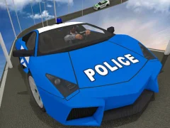 遊戲Impossible Police Car Track在線