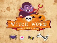 遊戲Witch Word Halloween Puzzel Game在線