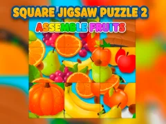 遊戲Square jigsaw Puzzle 2 - Assemble Fruits在線
