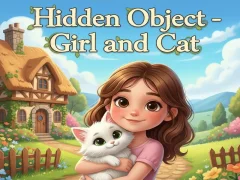 遊戲Hidden Object - Girl and Cat在線