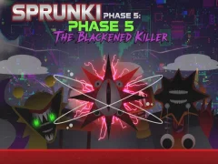 遊戲Sprunki Phase 5: The Blackened Killer在線