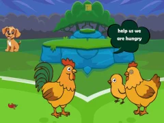 遊戲Feed Hungry Hen Family在線