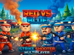 遊戲Red vs Blue. Strike Shooter Multiplayer在線