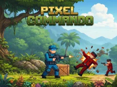 遊戲Pixel Commando在線