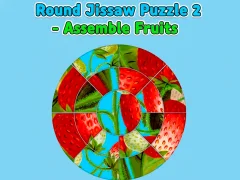 遊戲Round jigsaw Puzzle 2 - Assemble Fruits在線