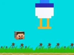 遊戲Chicken Jockey Flappy Minecraft在線