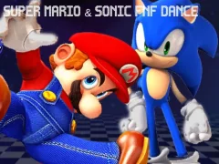 遊戲Super Mario & Sonic FNF Dance在線