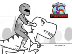 遊戲Power Rangers T-Rex Runner在線