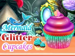 遊戲Mermaid Glitter Cupcakes在線