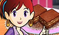 遊戲Sara`s Cooking Class Caramel Nut Brownie在線