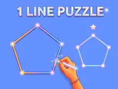 遊戲1 Line Puzzle在線