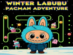 遊戲Winter Labubu Pacman Adventure在線