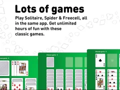 遊戲Solitaire collection: klondike, spider & freecell在線