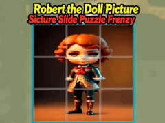 遊戲Robert the Doll Picture Slide Puzzle Frenzy在線