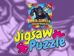 遊戲Ninja Gorilla Jigsaw Puzzles在線