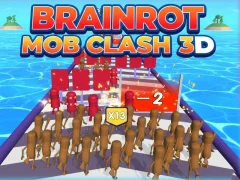 遊戲Brainrot Mob Clash 3D在線