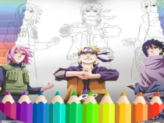遊戲Naruto Shippuden Coloring Book在線