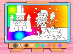 遊戲Coloring Book: Mermaid Makeup在線