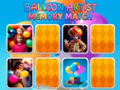 遊戲Balloon Artist Memory Match在線