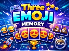 遊戲Three Emoji Memory在線