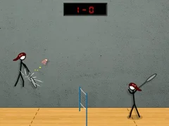 遊戲Stick Figure Badminton 2在線