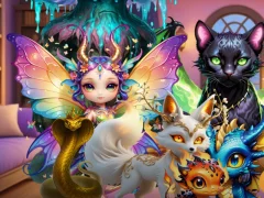 遊戲Mysterious Familiars Enchanted Bestiary在線