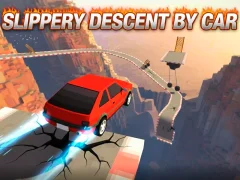 遊戲Slippery Descent By Car在線