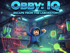 遊戲Obby: IQ Escape from the Laboratory在線