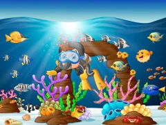 遊戲Water Dive 2D: Underwater Survival在線