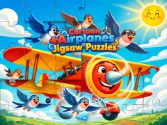 遊戲Cartoon Airplanes: Jigsaw Puzzles在線
