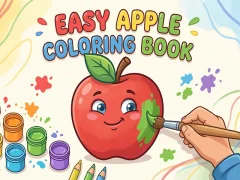 遊戲Easy Apple Coloring Book在線